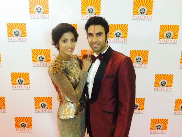 Sandip Soparrkar and Jesse Randhawa stunning look at Madrid International Film Festival   http://www.softstills.com/