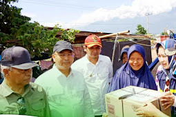 Burhan Abdurahman dan Pengurus Pusat Apeksi Bantu Korban Bencana Palu