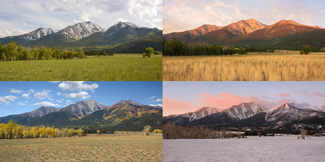 four seasons Mount Princeton Colroado 14er Bueana Vista