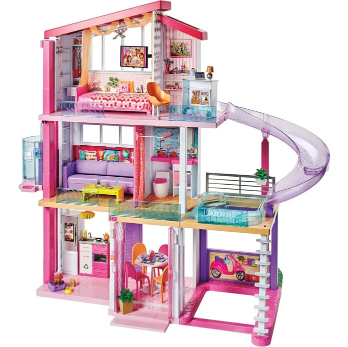 barbie dream house with pool