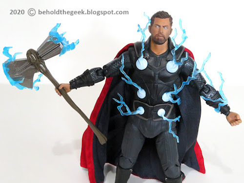 MAFEX Thor action figure in full power