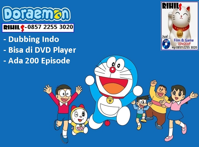 Jual Kaset Film Kartun Doraemon DUBBING INDONESIA