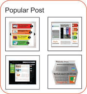 Gallery Thumbnail Popular Posts di Blogger