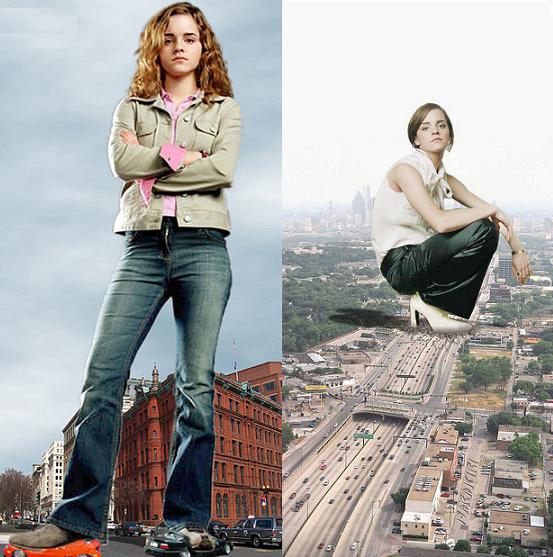 Giantess Emma Watson