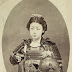 Rare vintage photograph of an onna-bugeisha, one of the female warriors of the upper social classes in feudal Japan (emerged before Samurai)