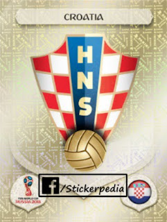 Hrvatska Panini Svjetsko Prvenstvo 2018 grb