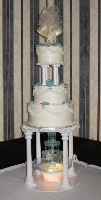 Oh and the topper is from the original wedding cake 25 years ago