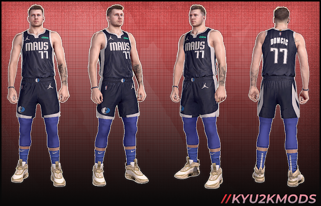 NBA 2K22 Dallas Mavericks 22-23' Statement Jersey by Kyu