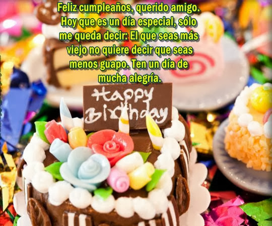 Felicitaciones de cumpleaños para amigos