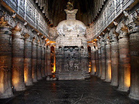 ajanta temple hall