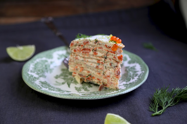 crêpes, chandeleur, saumon fumé, gateau