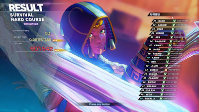 SFV Menat : Survival HARD Clear