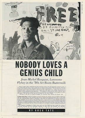American press about Jean Michel Basquiat