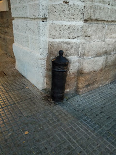 Cañones en las esquinas de cadiz