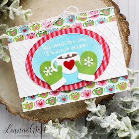 Sunny Studio Stamps: Christmas Trimmings Alpaca Holiday Warm & Cozy Woodland Borders Christmas Cards by Leanne West