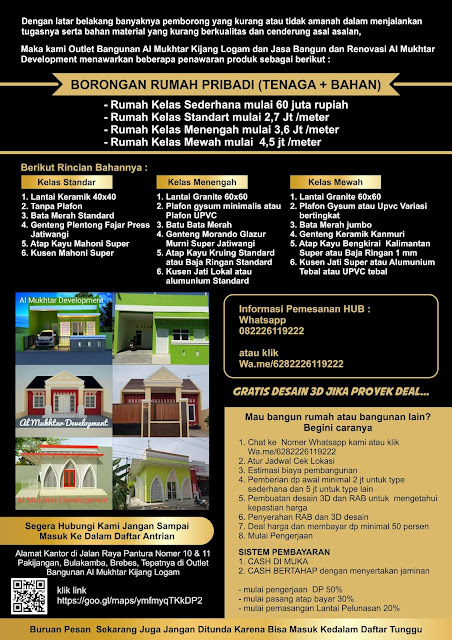 JASA BANGUN RUMAH AL MUKHTAR DEVELOPMENT