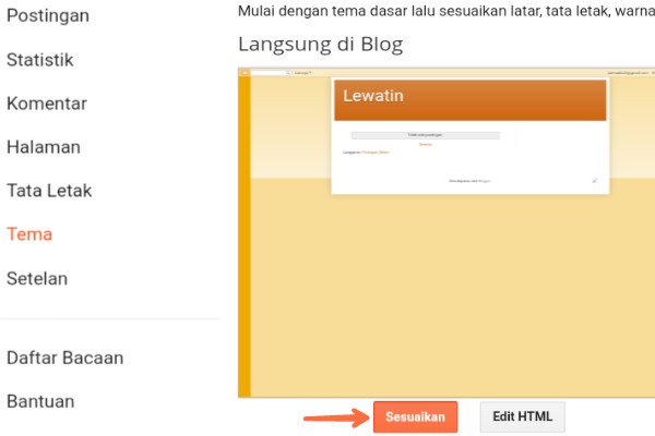 Cara Membuat Landing Page Gratis Di Blogger