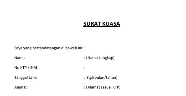 Cara Membuat Surat Kuasa Pengalaman