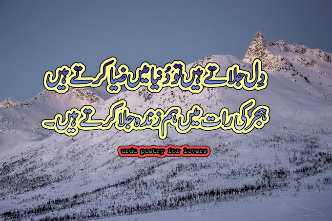 Del Jalatay Haen Tu Dunya May/Urdu sad poetry