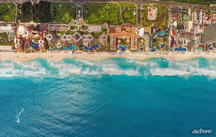 Beautiful Panoramic Pictures Of 20 Famous Cities - Cancun, Mexico