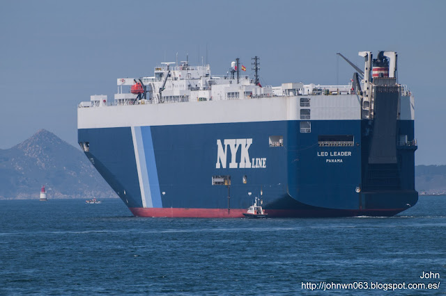 leo leader, car carrier, terminal de Bouzas, puerto de Vigo, Bouzas