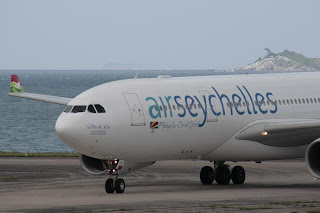 Air Seychelles second Airbus A330 arrives in Mahe (Air Seychelles)