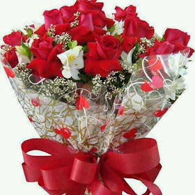 love u image with flower