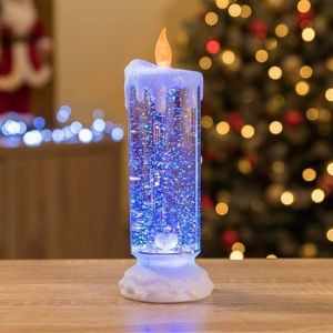 Water Swirling Glitter Candle best christmas decoration gadget ideas india
