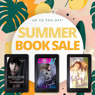 romance author rachelle vaughn summer book sale