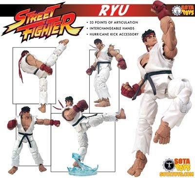 Jual Street Fighter Preview Sota action Figure : Ryu