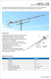 antena televisi HD-U25