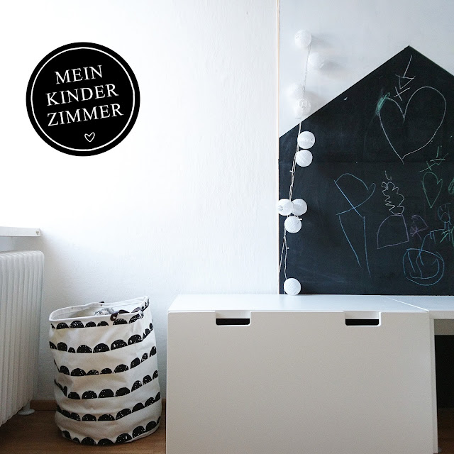 Kinderzimmer Inspiration - Kidsroom - schwarz weiß - whatalovelyay