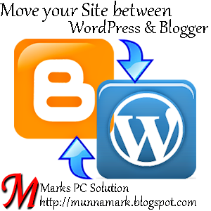 Move your site between WordPress and Blogger
