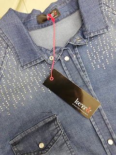 camicia in jeans taglie forti