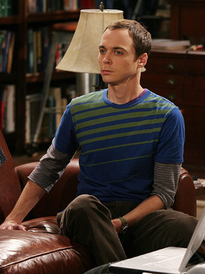 Dr Sheldon Cooper on'The Big Bang Theory' played by Jim Parsons 