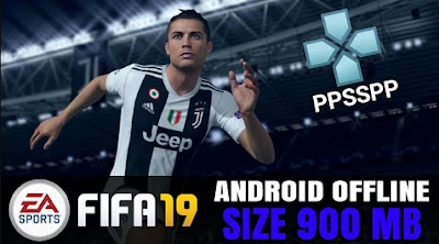  A new android soccer game that is cool and has good graphics FIFA 14 Mod FIFA 19 PPSSPP Super Update 2019