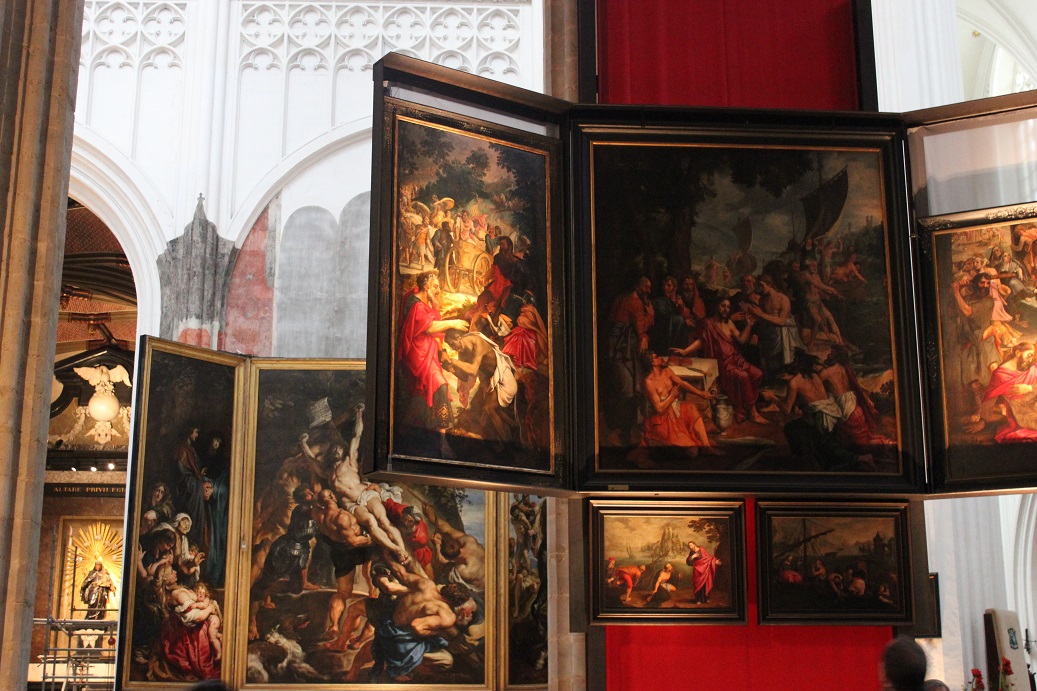 Peter Paul Rubens, obraz Vztyčení kříže v antverpské katedrále