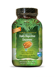 Mother Natures Remedy Irwin Naturals Daily Digestive Enzymes