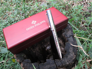 Pena (Pulpen) Mewah Patek Philippe PTK001B Metal Pen Red Wood Box