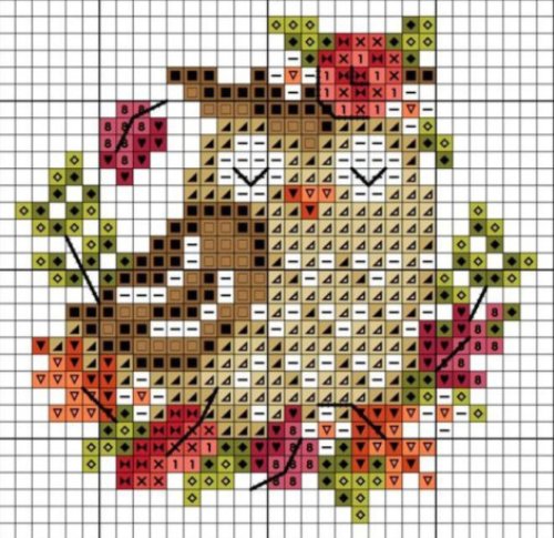 Autumn Owl - Free Cross Stitch Pattern