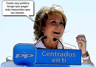 Esperanza Aguirre y los impuestos