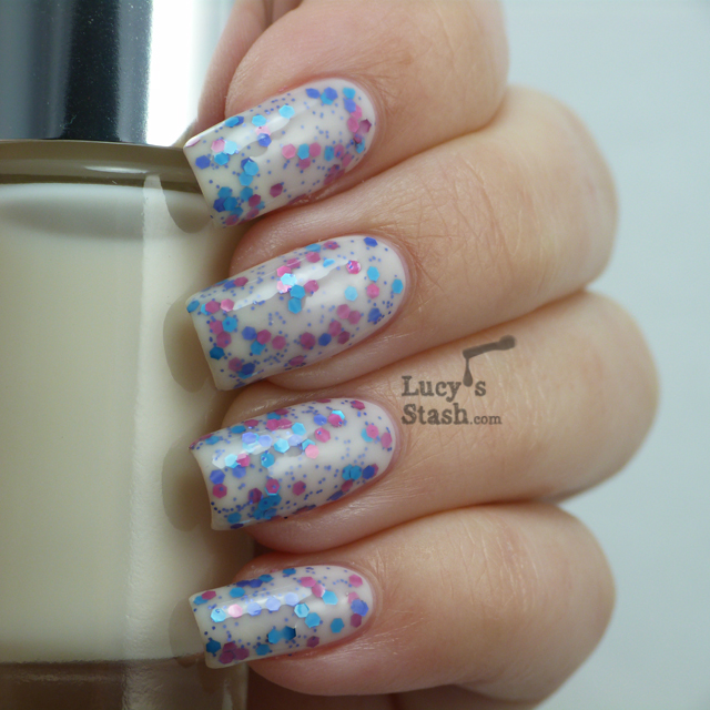 Lucy's Stash - Jelly sandwich combo with Clinique 01 Call My Buff and OPI Polka.com