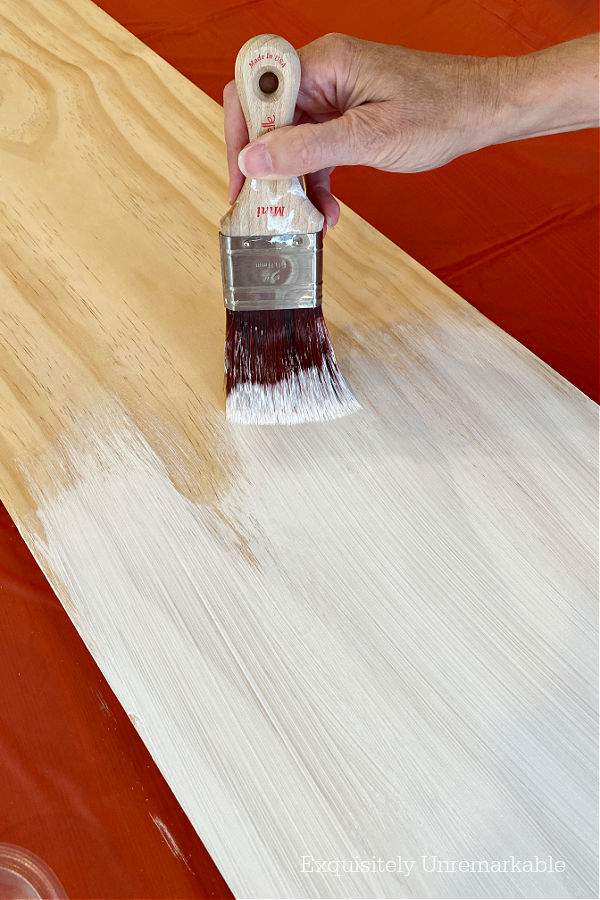 Painting A Board White