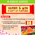 Sakae Sushi "Share & Win A Gift of Fortune" Contest