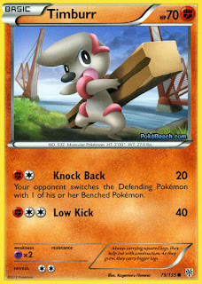 Timburr Plasma Storm Pokemon Card