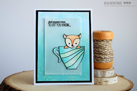 Winter Coffee Cup Card by Jess Gerstner for Create a Smile Stamps