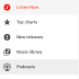 Podcasts in Google Play Music