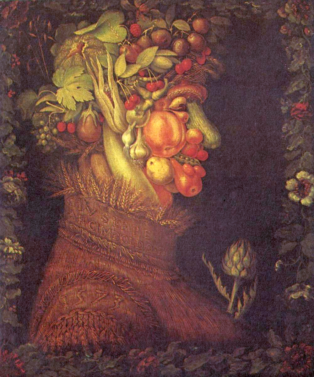 奇想の画家 アルチンボルド フルーツや花で顔を描く芸術家 A ミライノシテン