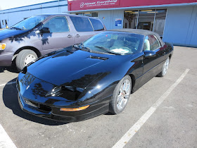 Whole car paint on 1994 Chevy Camaro Convertible from Almost Everything Auto Body