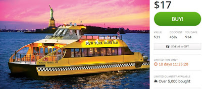 Statue of Liberty Boat Cruise offer from New York Water Taxi, Discount, New York